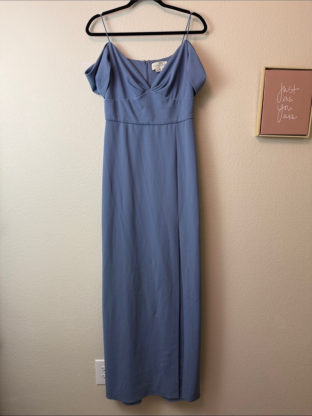 Sachin & Babi Cold-Shoulder Maxi Dress in Dusty Blue Size‎ 8